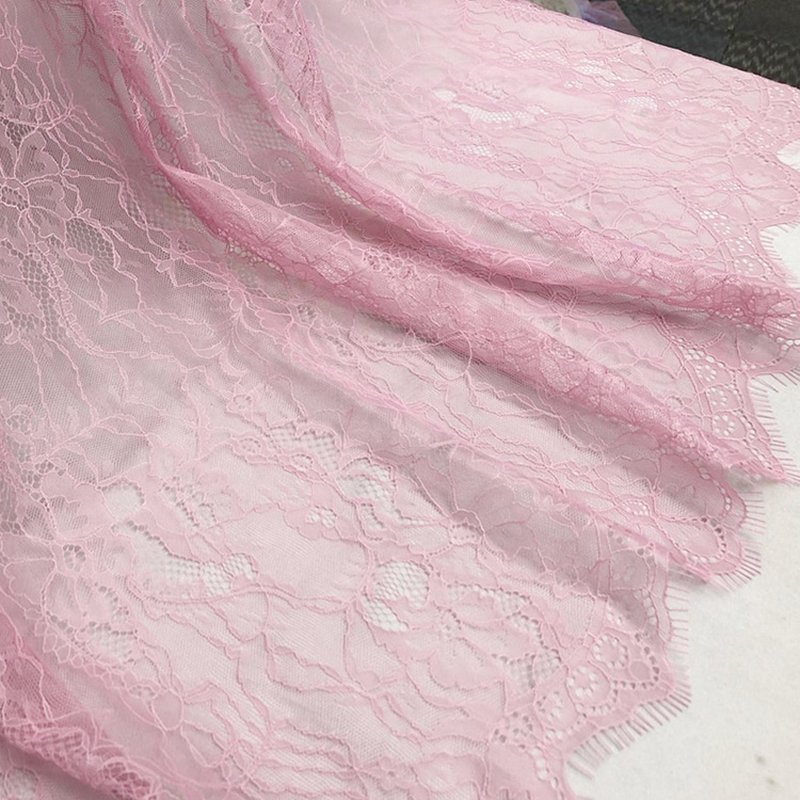 Dress Bridal Warp Knit Lace Fabric for Women's Wear Wholesale Supplier 12